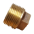 Fittings - Brass - Plug