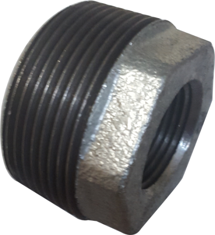 1-1/2" x 3/8" Bushing Galvanized